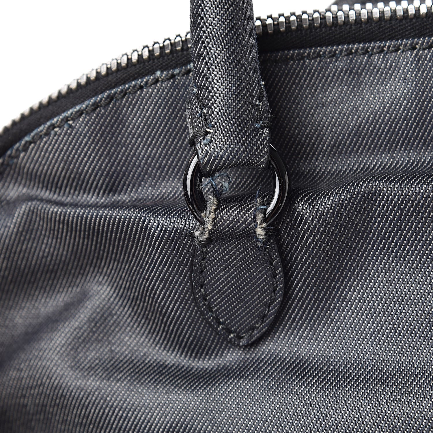Valentino Garavani Denim Petale Dome Tote Dark Blue 13 of 13