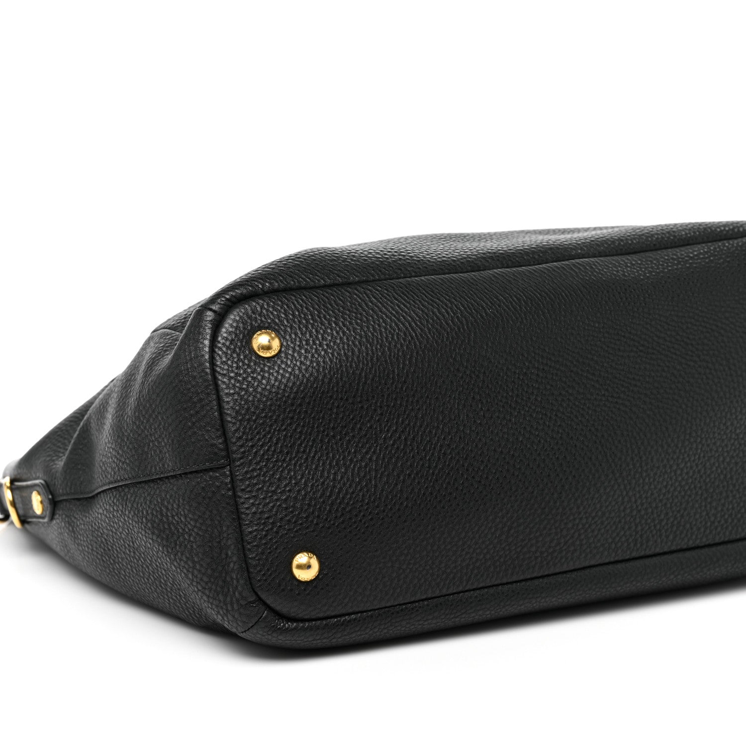 Prada Vitello Daino Tote Black 7 of 11