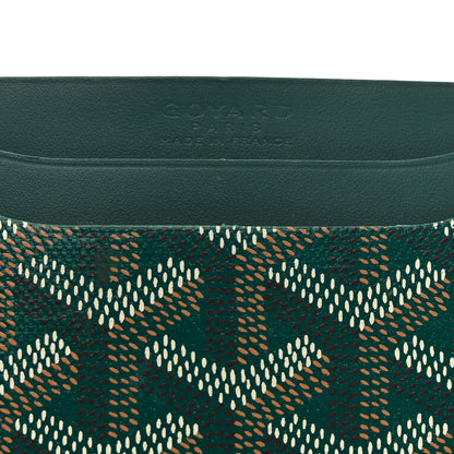 Goyard Goyardine Saint Sulpice Card Holder Green 6 of 7