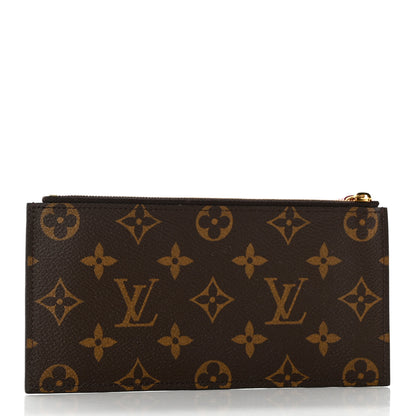 Louis Vuitton Monogram Felicie Chain Wallet Zippered Insert Fuchsia 3 of 6