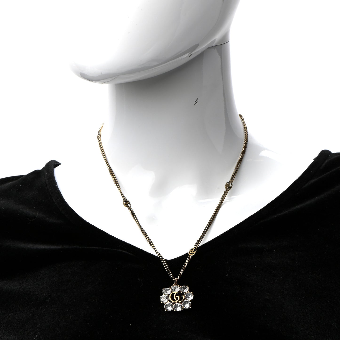 Pearl Marmont Necklace Aged Gold Cream