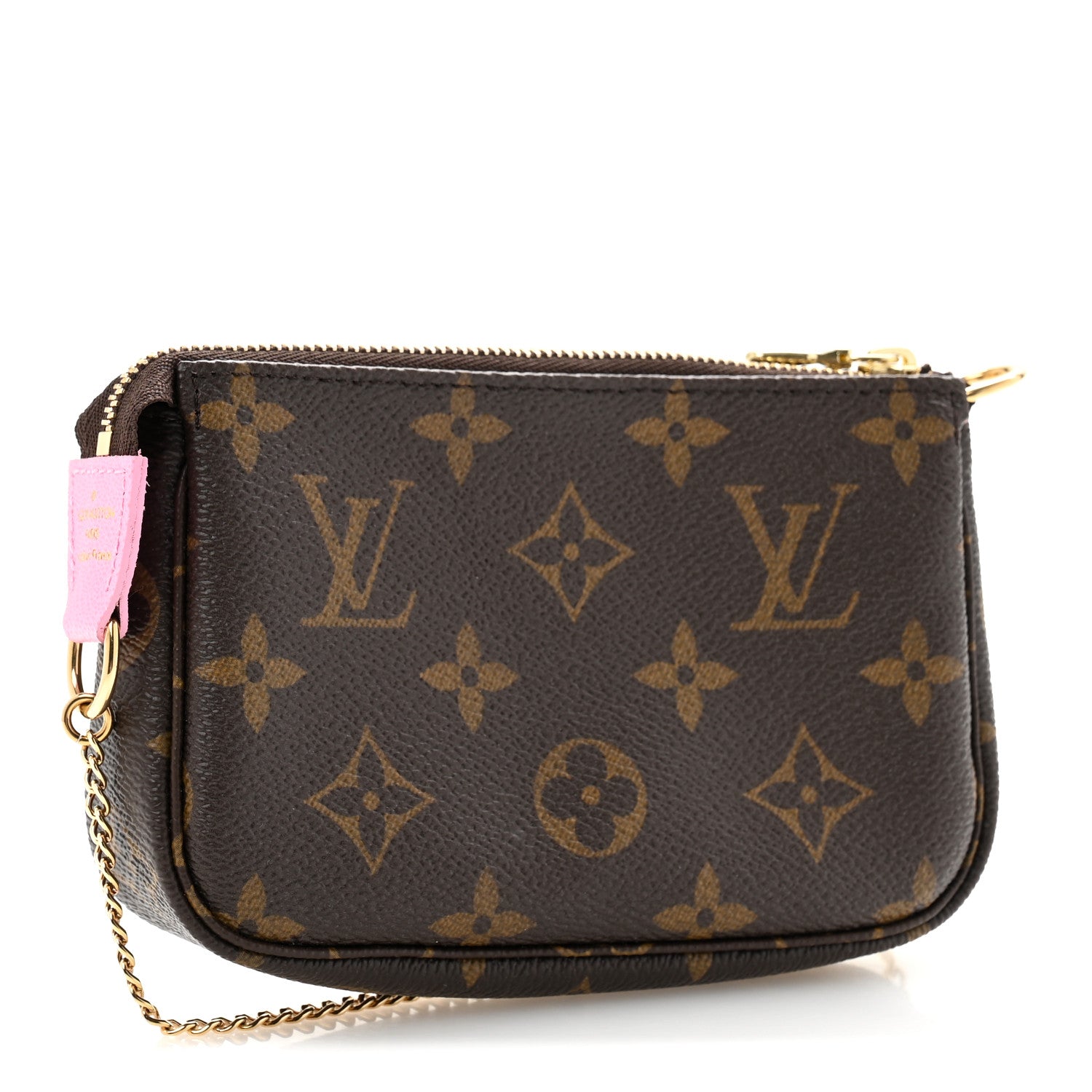 Louis Vuitton Monogram 2022 Christmas Animation Paris Mini Pochette Accessories Pink 3 of 8