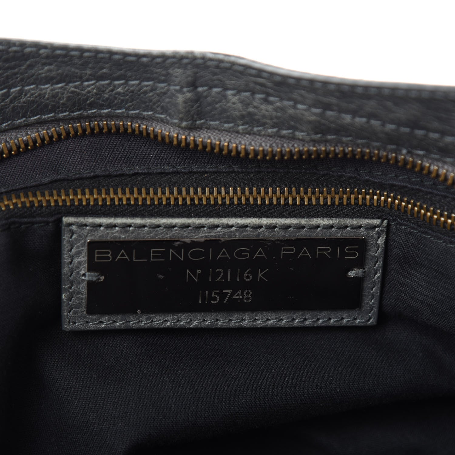Balenciaga Agneau Classic Hardware City Gris Tarmac 9 of 11