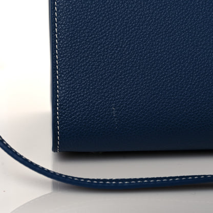 Saint Laurent Grained Calfskin Small Sac De Jour Denim Blue 11 of 15