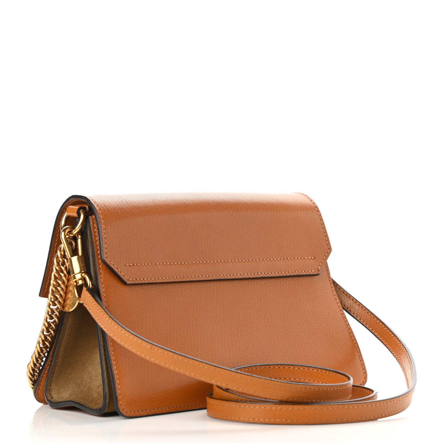 Givenchy Calfskin Small GV3 Shoulder Bag Amber Mastic 2 of 8