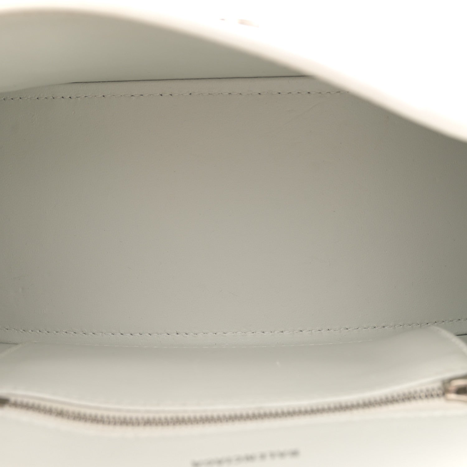 Balenciaga Shiny Box Calfskin Tonal B Small Hourglass Top Handle Bag White 5 of 17