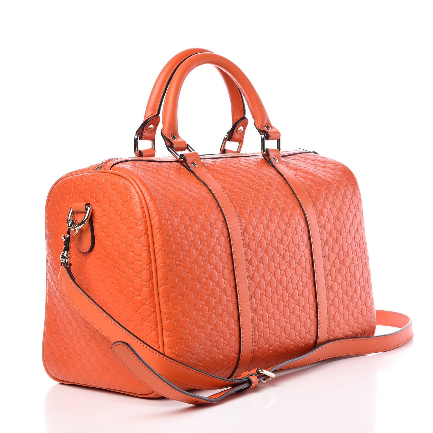 Gucci Microguccissima Medium Joy Boston Sun Orange 4 of 11