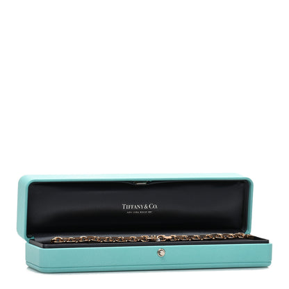 Tiffany 18K Rose Gold Narrow 1837 Makers Chain Bracelet 4 of 4