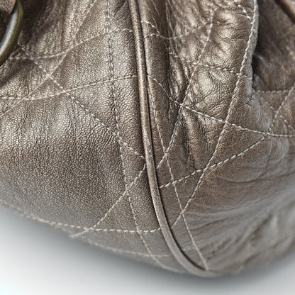 Christian Dior Lambskin Cannage Drawstring Bag Bronze 15 of 22