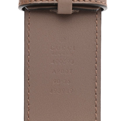 Gucci Calfskin Double G 40mm Belt 90 36 Porcelain Rose 3 of 6