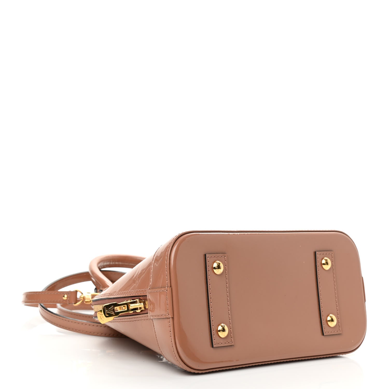 Louis Vuitton Vernis Alma BB Rose Velours 4 of 11