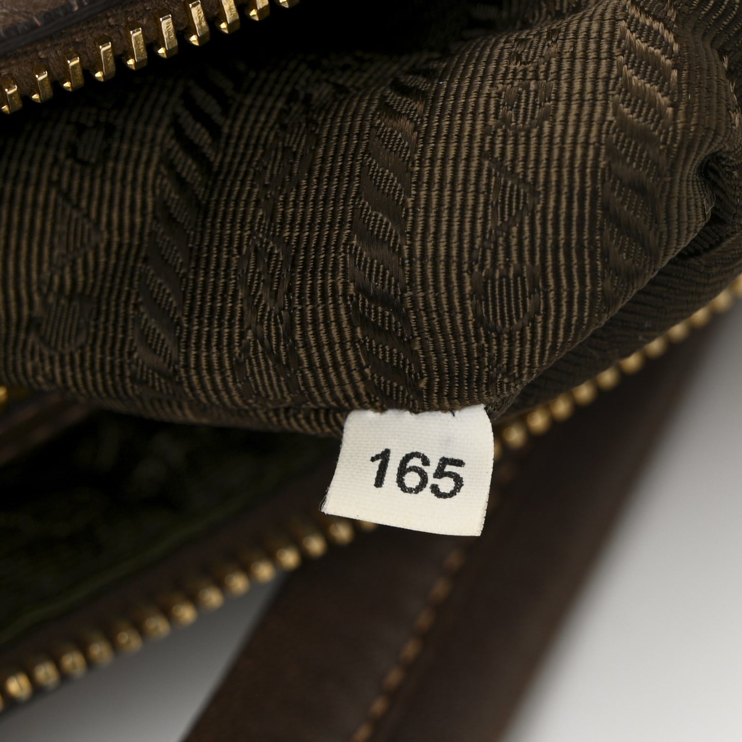 Tessuto Nylon Vitello Daino Satchel Tabacco