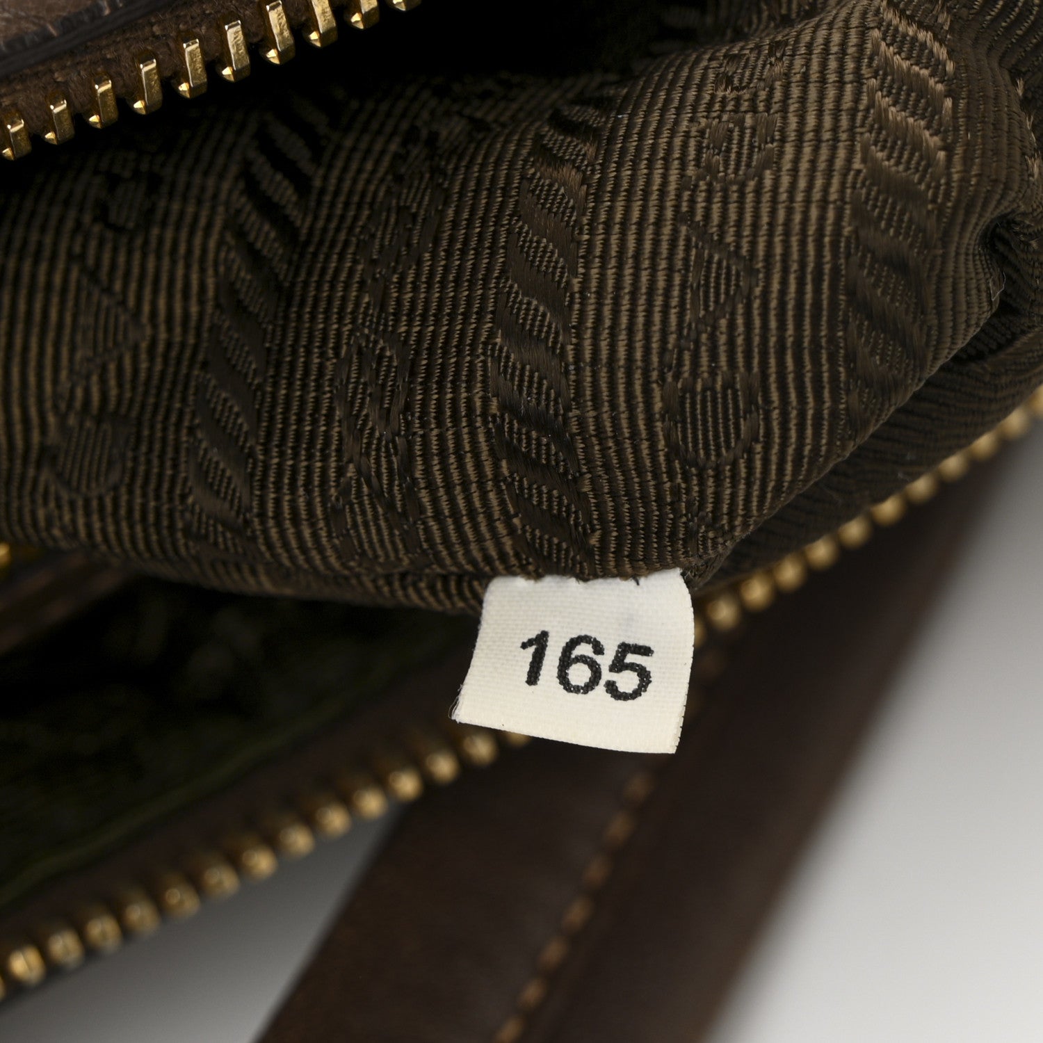 Prada Tessuto Nylon Vitello Daino Satchel Tabacco 7 of 12