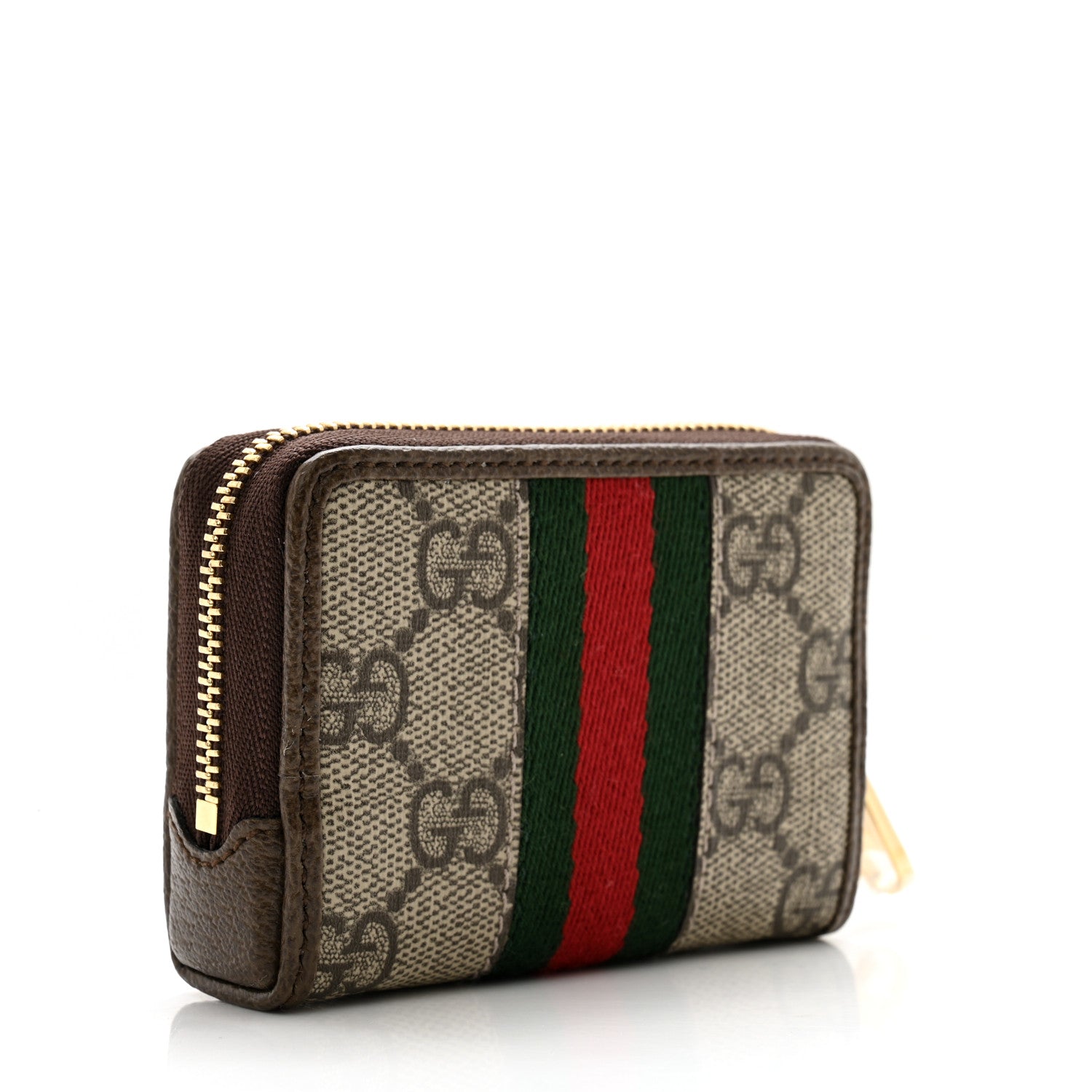 Gucci GG Supreme Monogram Web Ophidia Playing Card Case Beige New Acero 3 of 8