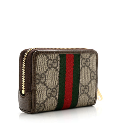 Gucci GG Supreme Monogram Web Ophidia Playing Card Case Beige New Acero 3 of 8
