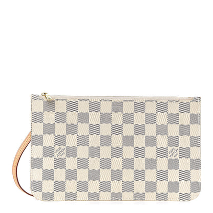 Louis Vuitton Damier Azur Neverfull MM GM Pochette 1 of 8