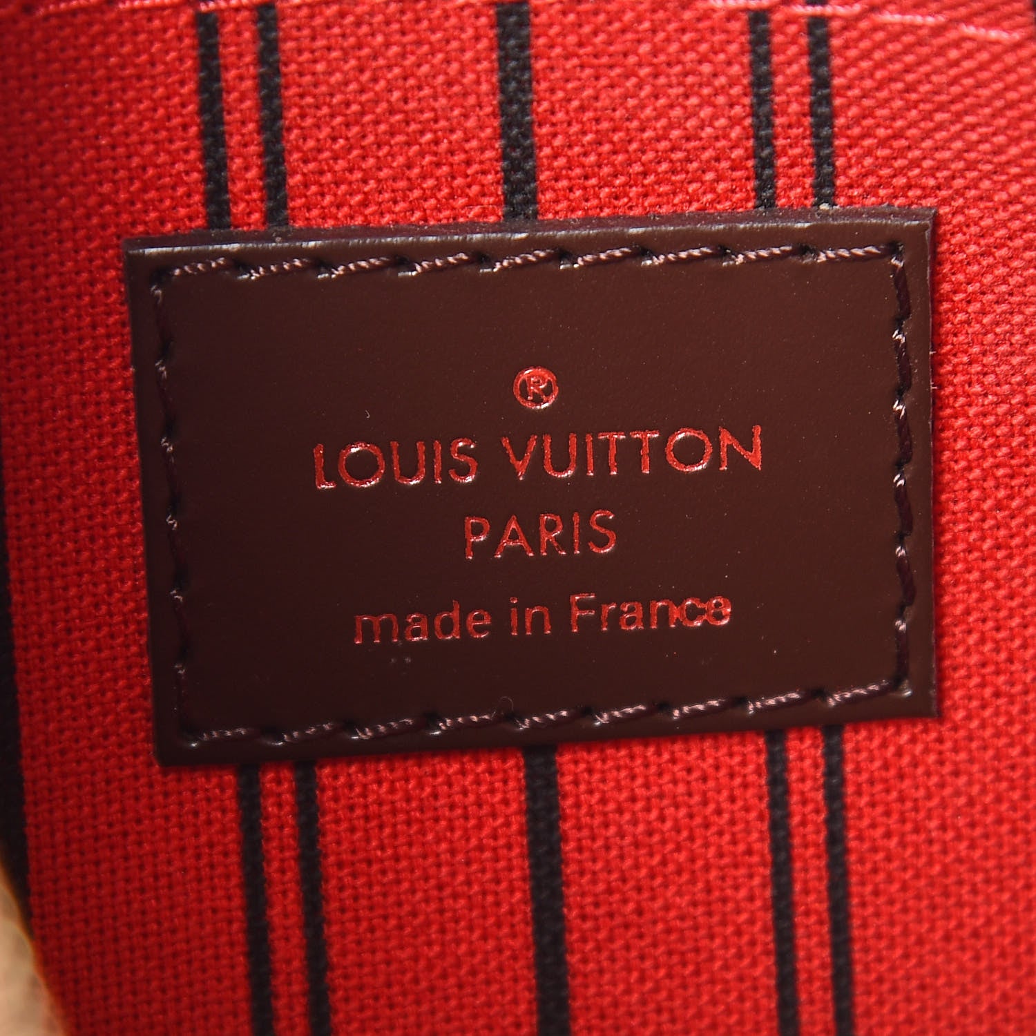 Louis Vuitton Damier Ebene Neverfull PM Pochette 6 of 9