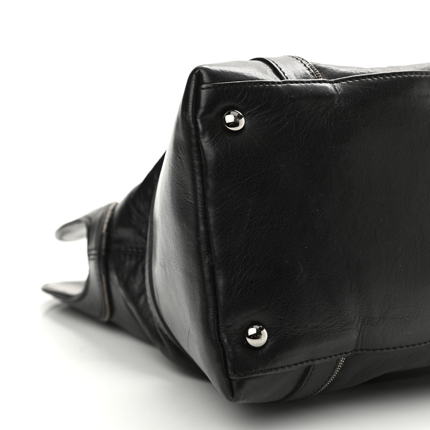 Lambskin East West Soho Shopper Black
