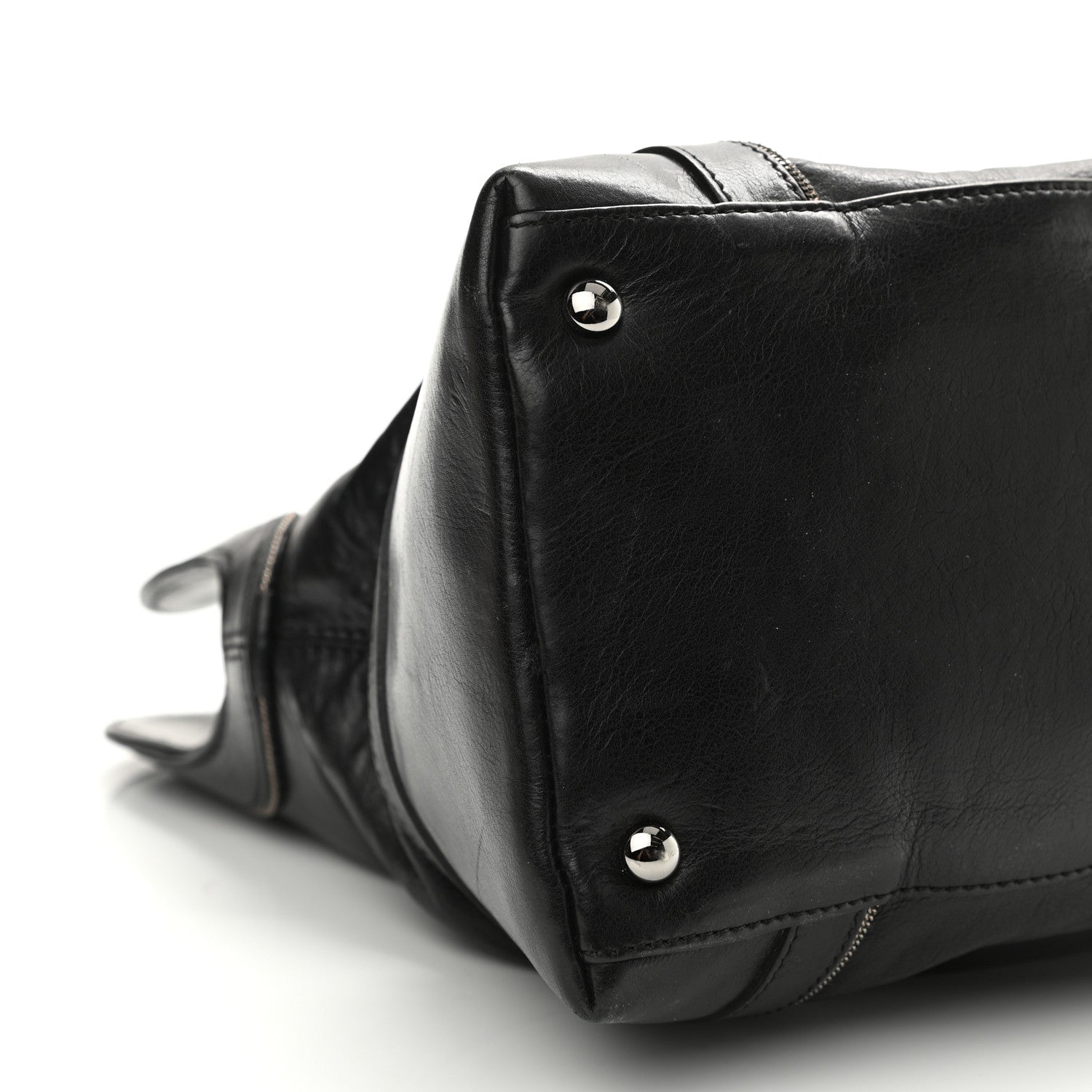Chanel Lambskin East West Soho Shopper Black 9 of 10