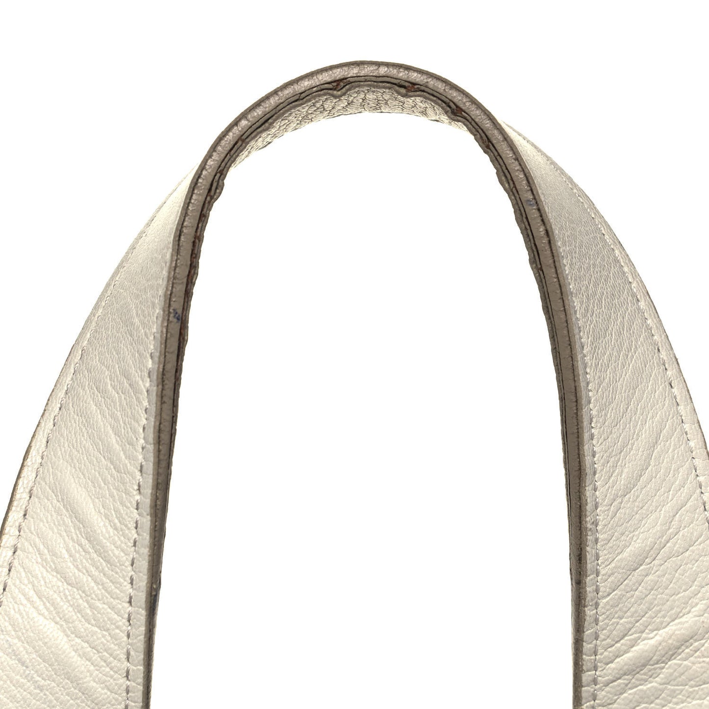 Calfskin Woven Large Muse White