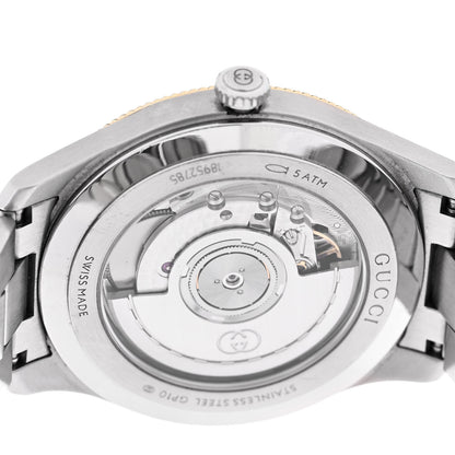 Gucci Stainless Steel 40mm G-Timeless Two Tone Automatic Watch Silver 4 of 5