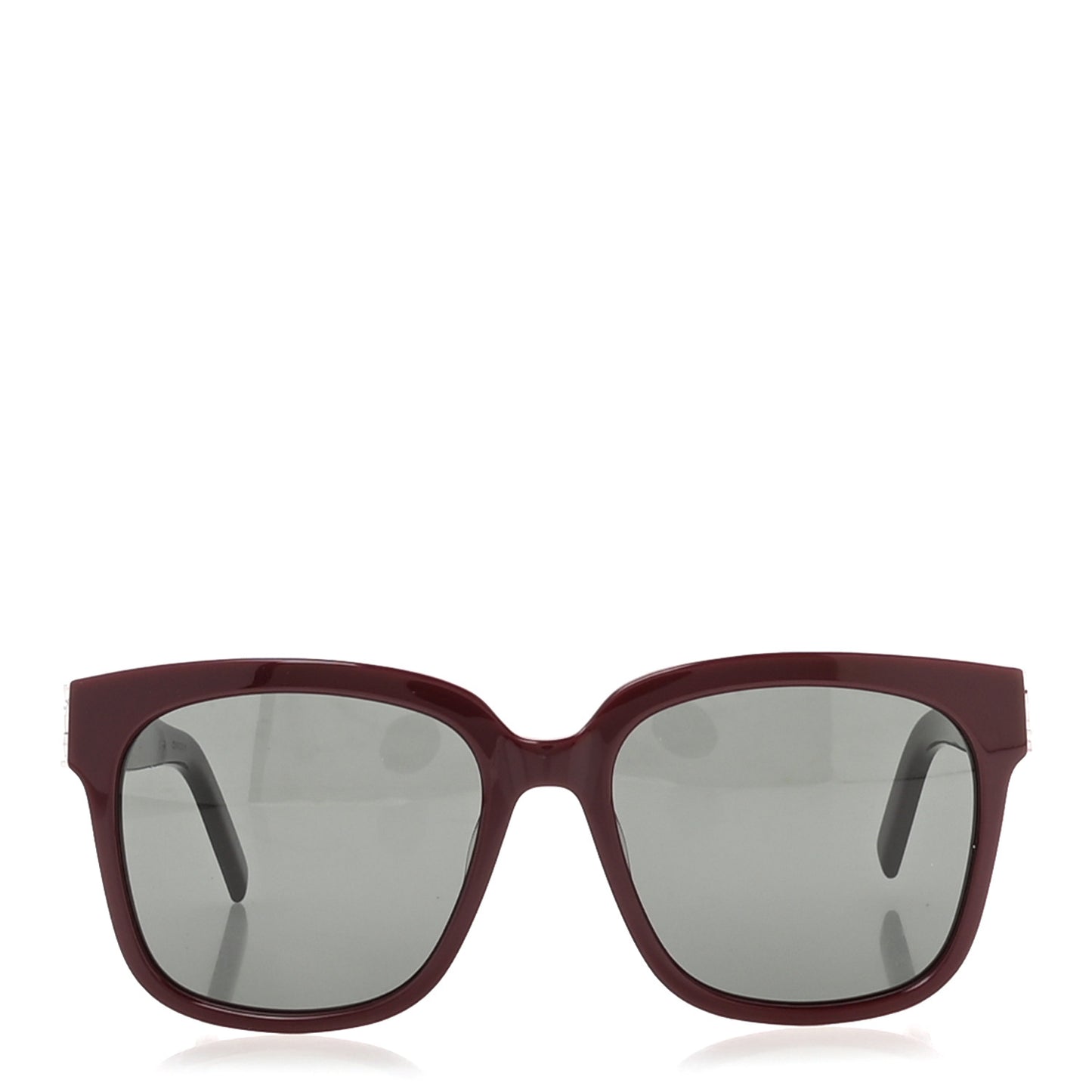 Acetate Square SL M40 Sunglasses Burgundy