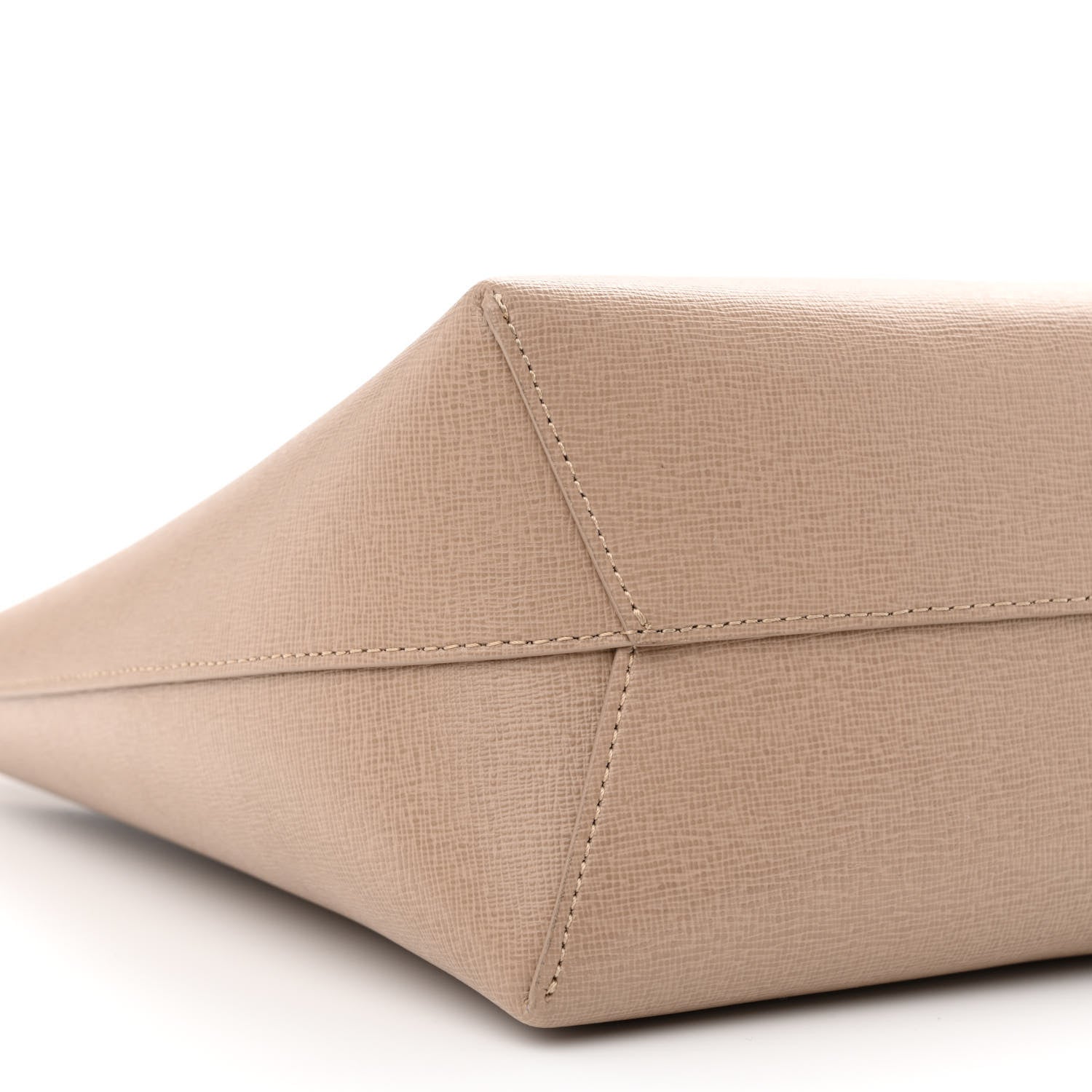 Mansur Gavriel Saffiano Small Zip Tote Beige 8 of 10