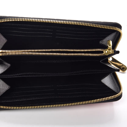 Louis Vuitton Epi Damier Race Zippy Wallet Black Yellow 5 of 10