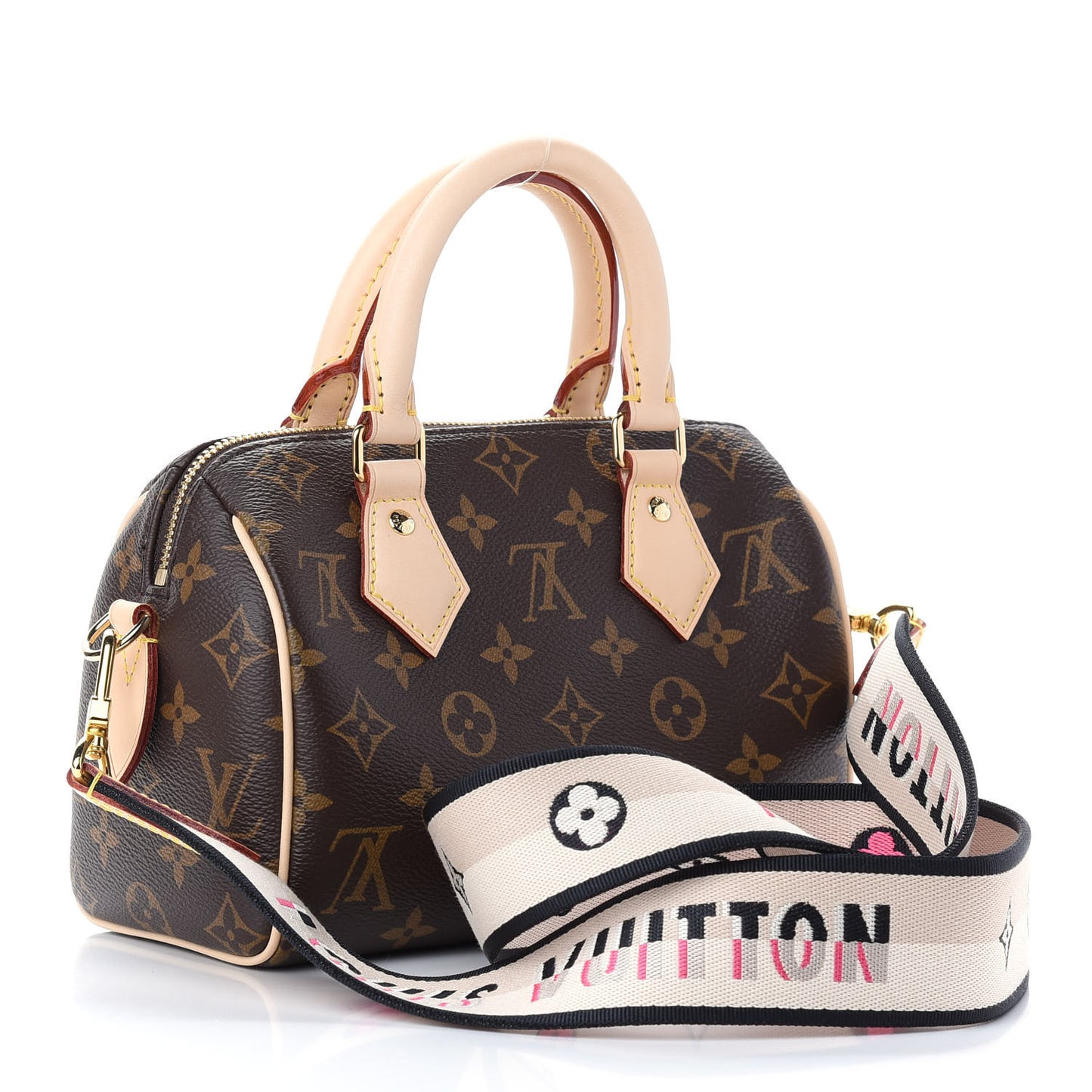 Monogram Speedy Bandouliere 20 Black