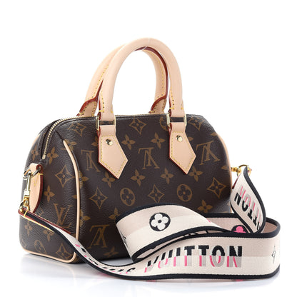 Louis Vuitton Monogram Speedy Bandouliere 20 Black 3 of 8