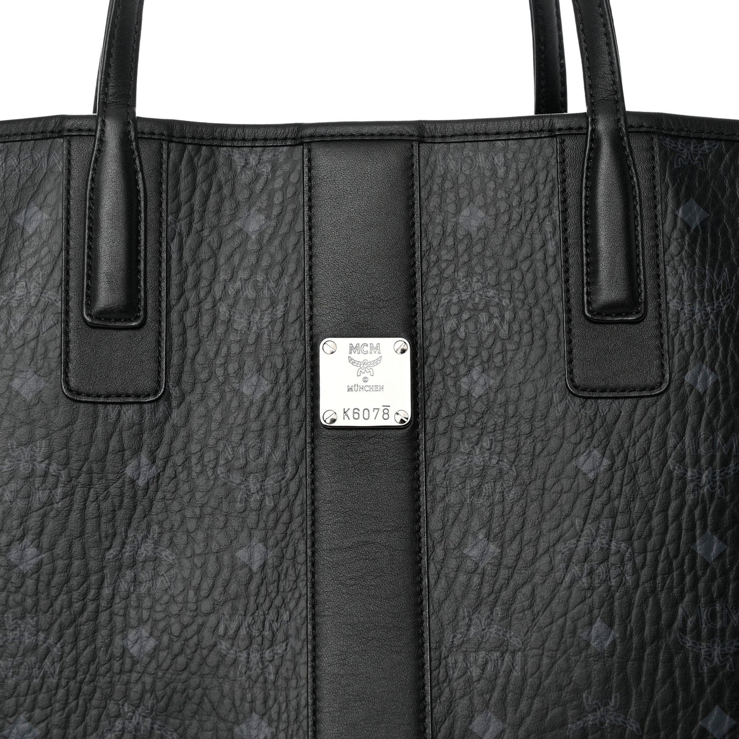 Visetos Medium Liz Reversible Shopper Tote Black