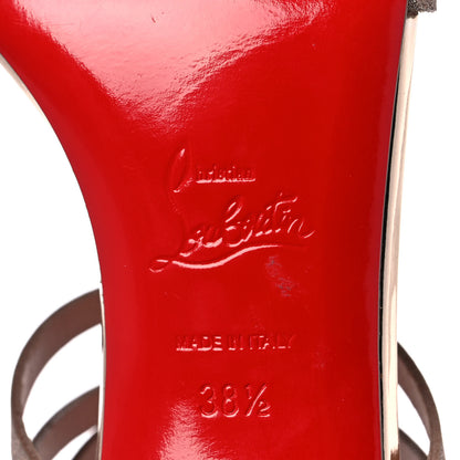Christian Louboutin Glitter Renee 85 Sandals 38.5 Courtisane 6 of 8
