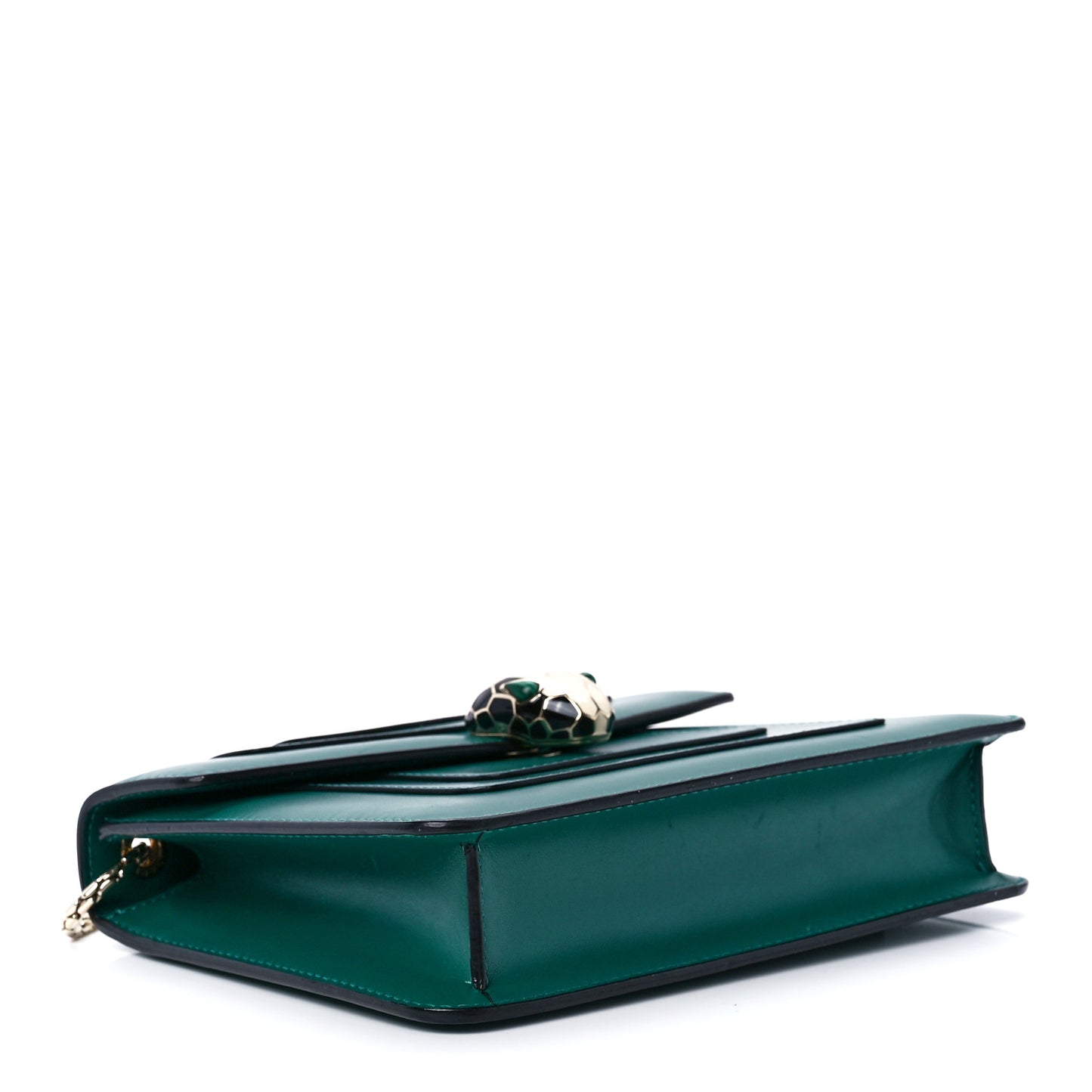 Calfskin Serpenti Forever Crossbody Bag Emerald Green