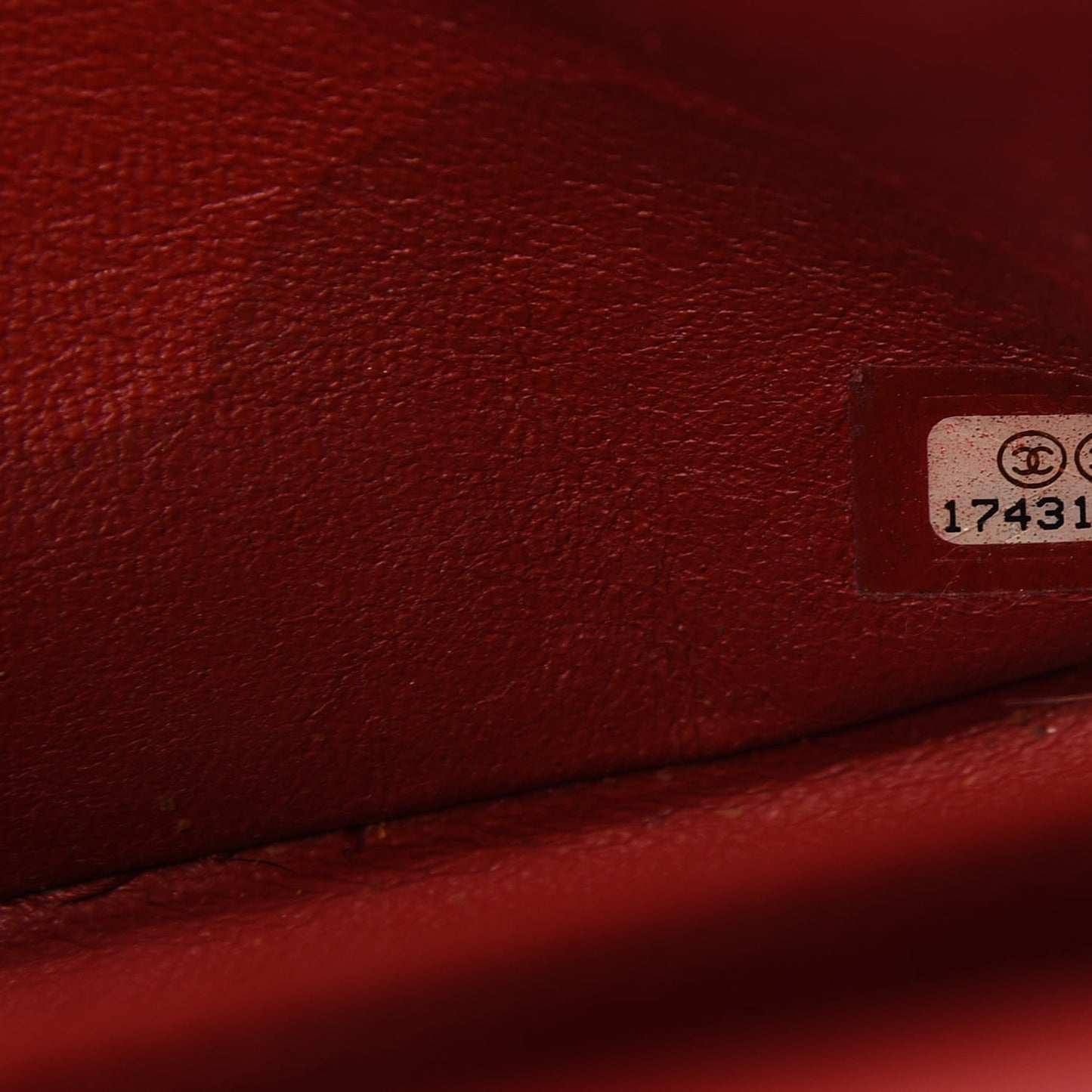 Lambskin Quilted Jumbo Double Flap Red