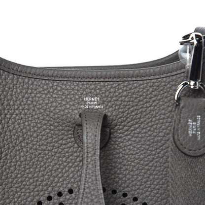 Hermes Taurillon Clemence Amazone Evelyne TPM Etain 6 of 8