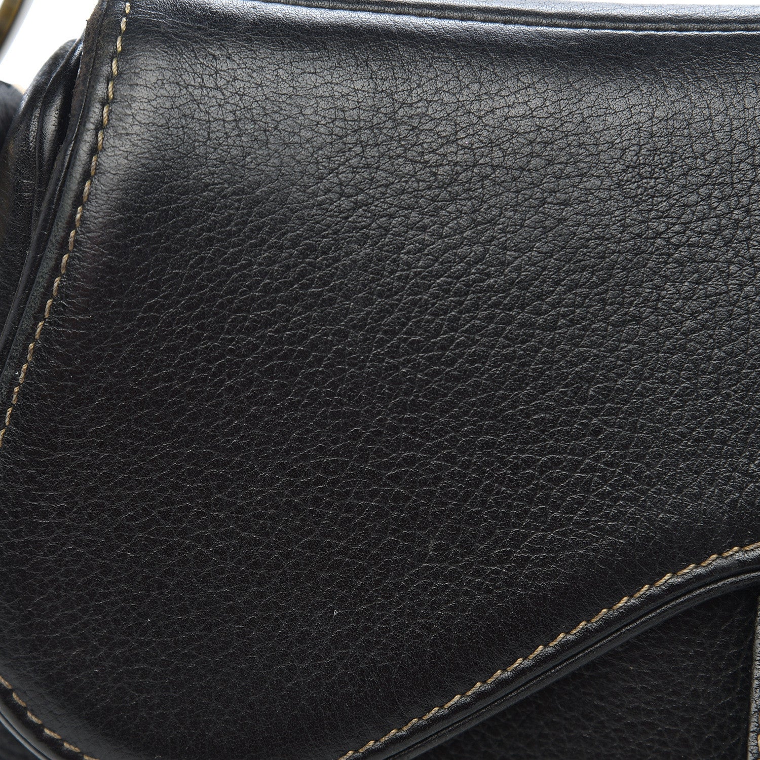 Christian Dior Calfskin Double Saddle Bag Black 9 of 14
