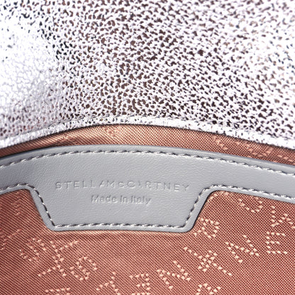 Stella McCartney Metallic Shaggy Deer Mini Falabella Crossbody Bag Silver 6 of 11