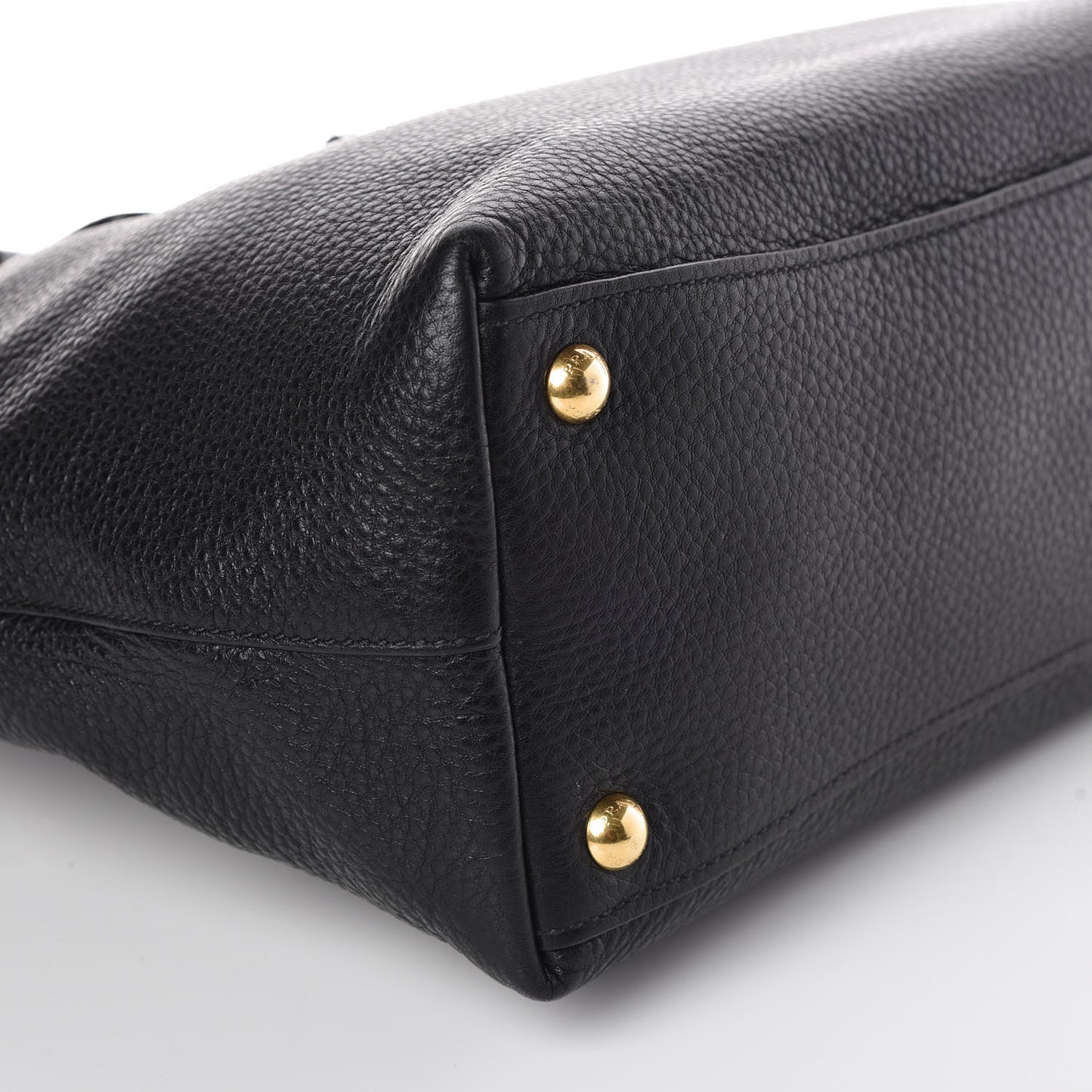 Vitello Daino Tote Black