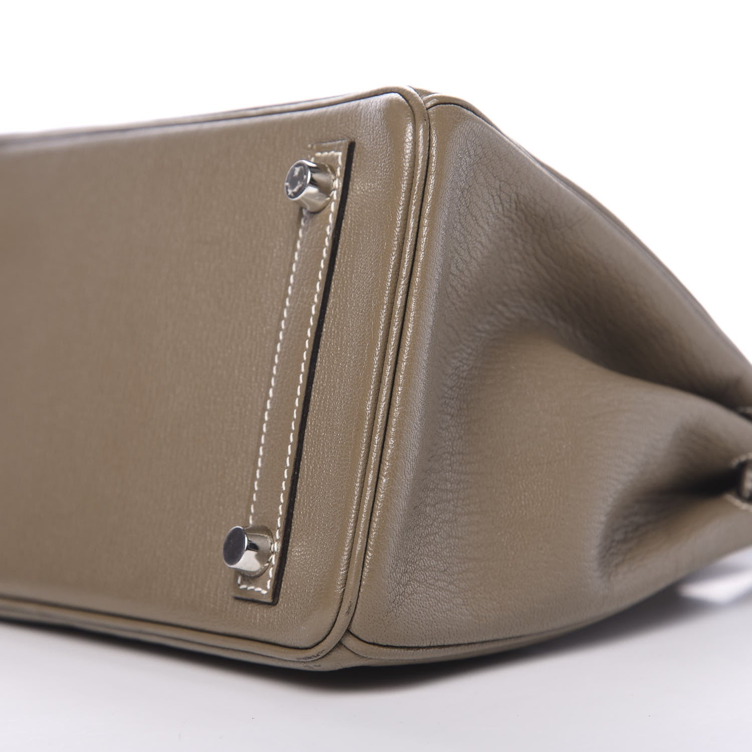 Hermes Chevre Mysore Birkin 25 Etoupe 6 of 12