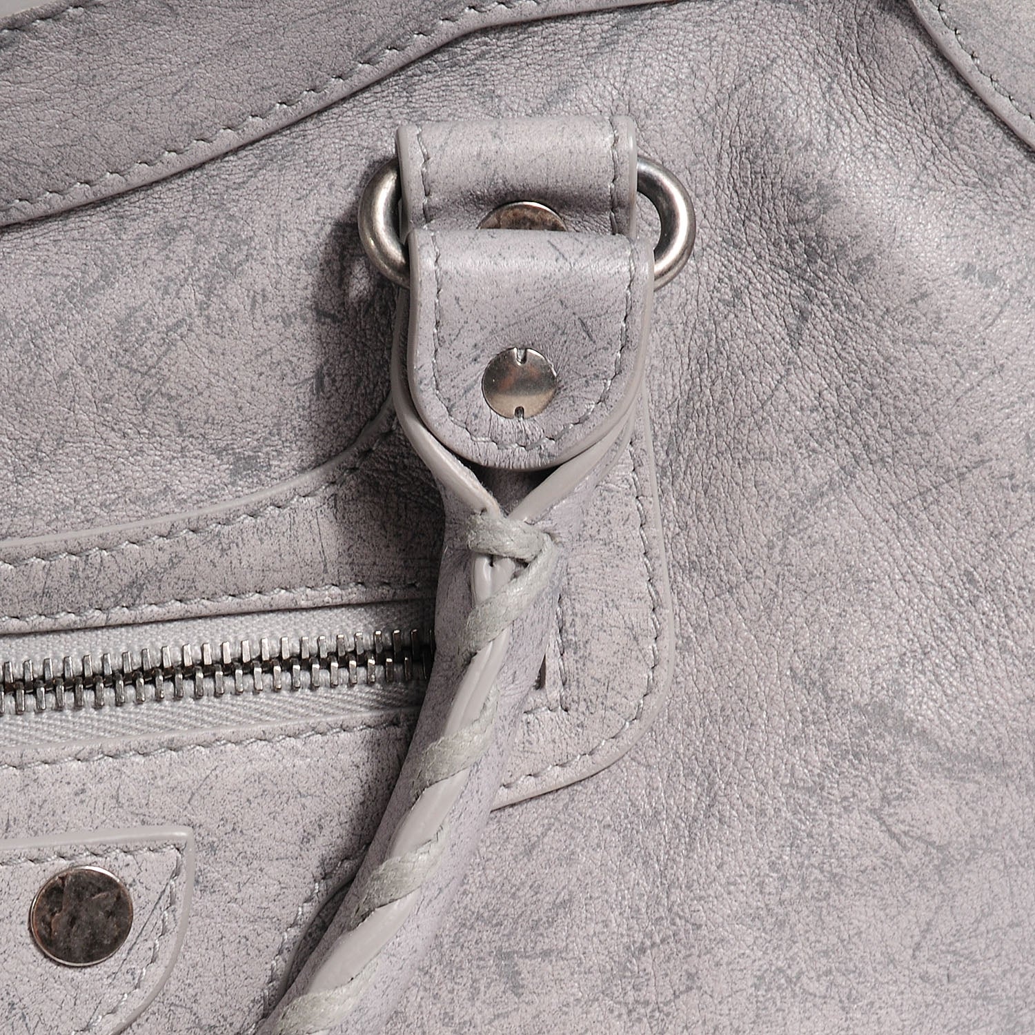 Balenciaga Agneau Marble Hardware City Grey 5 of 9