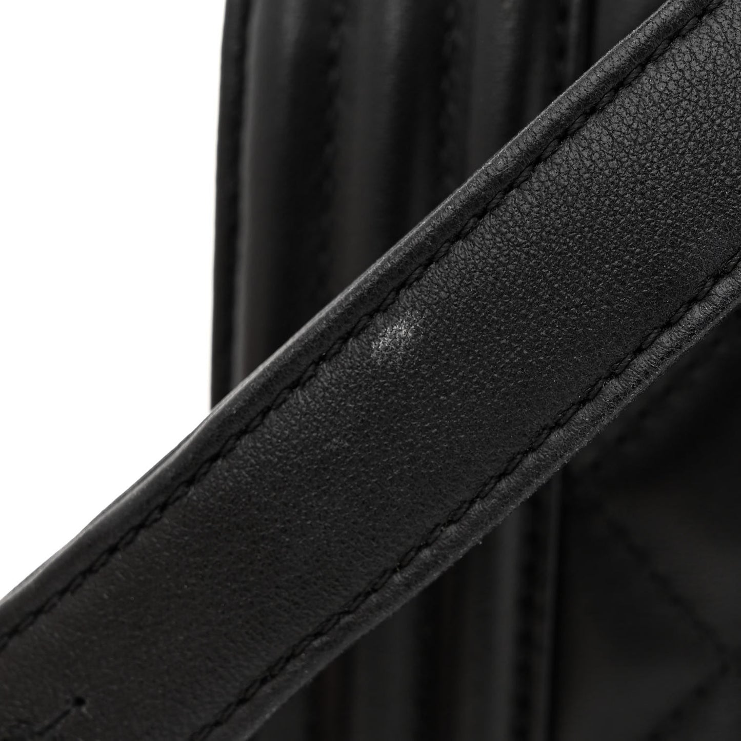 Lambskin Quilted Medium Boy Flap Black