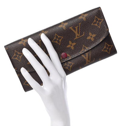 Louis Vuitton Monogram Emilie Wallet Fuchsia 2 of 15