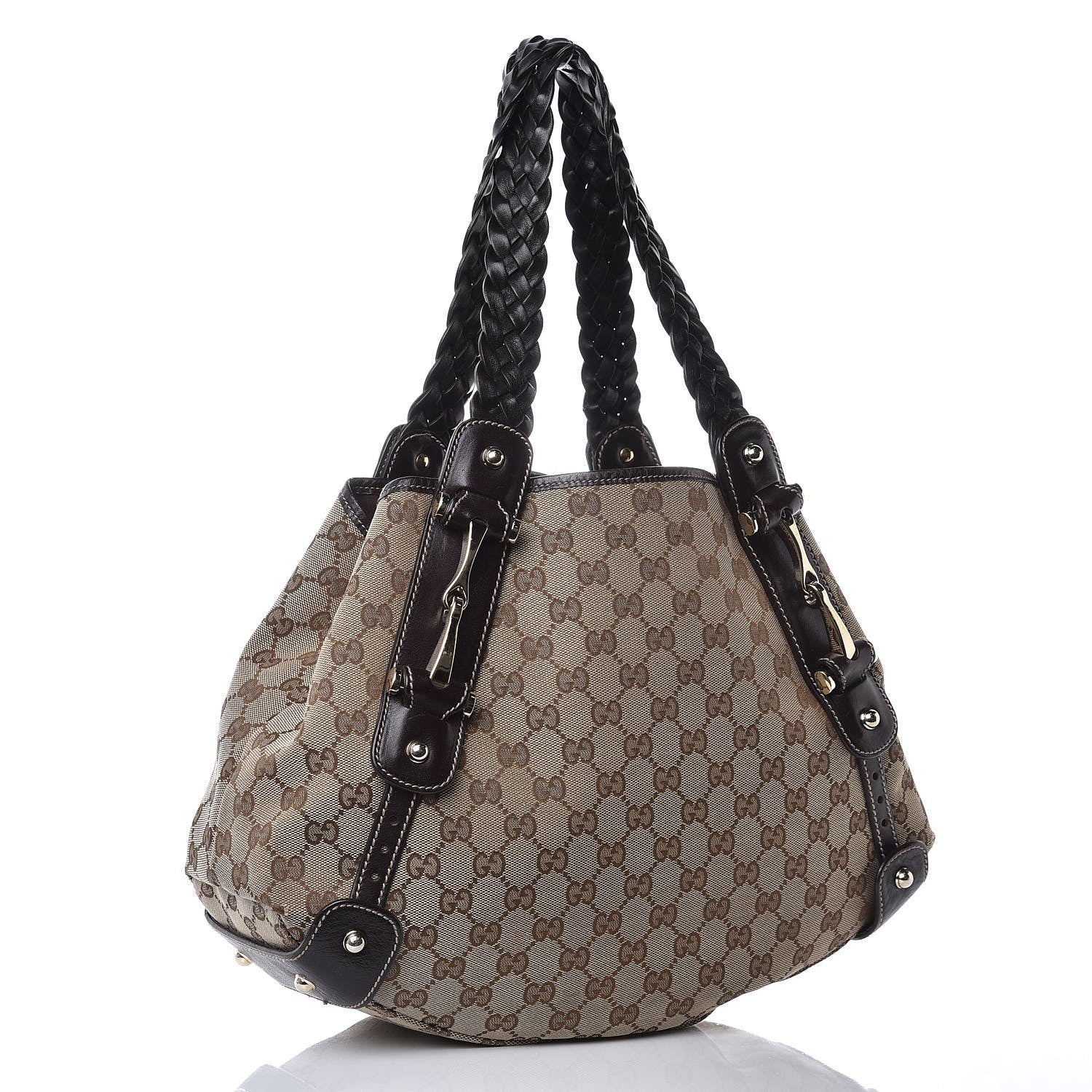 Gucci Monogram Small Pelham Shoulder Bag Dark Brown 3 of 11
