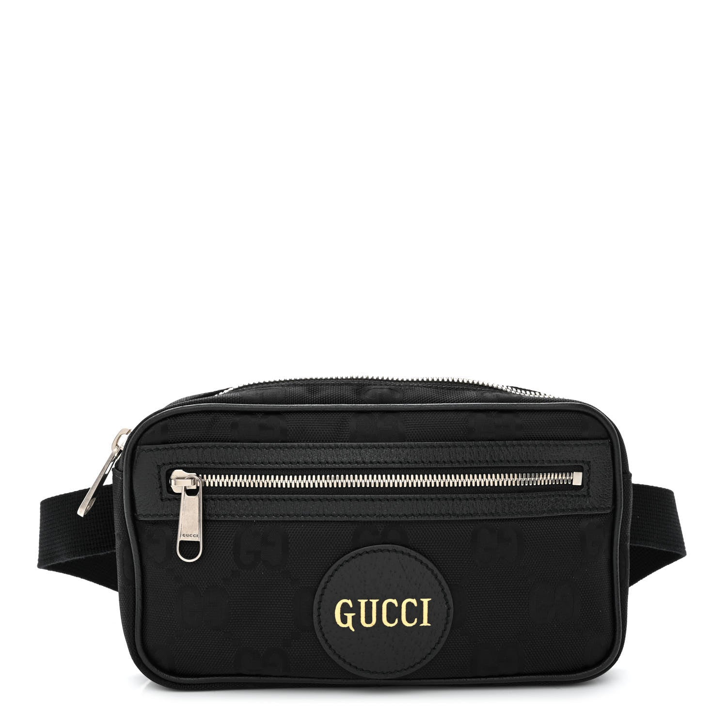 Gucci Econyl Nylon Monogram Off The Grid Belt Bag Black 1 of 12