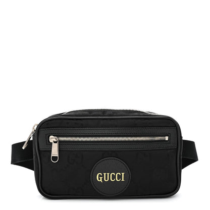 Gucci Econyl Nylon Monogram Off The Grid Belt Bag Black 1 of 12
