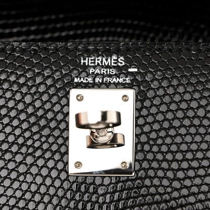 Hermes Lizard Niloticus Kelly Sellier 25 Black 6 of 11