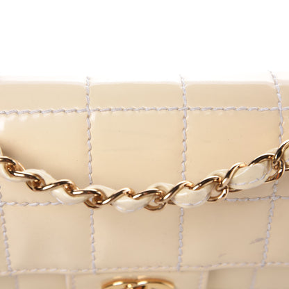 Chanel Patent Small Chocolate Bar Flap White 21 of 23