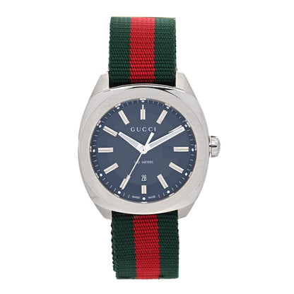 Gucci Stainless Steel Nylon 41mm GG2570 Quartz Watch Black 1 of 4