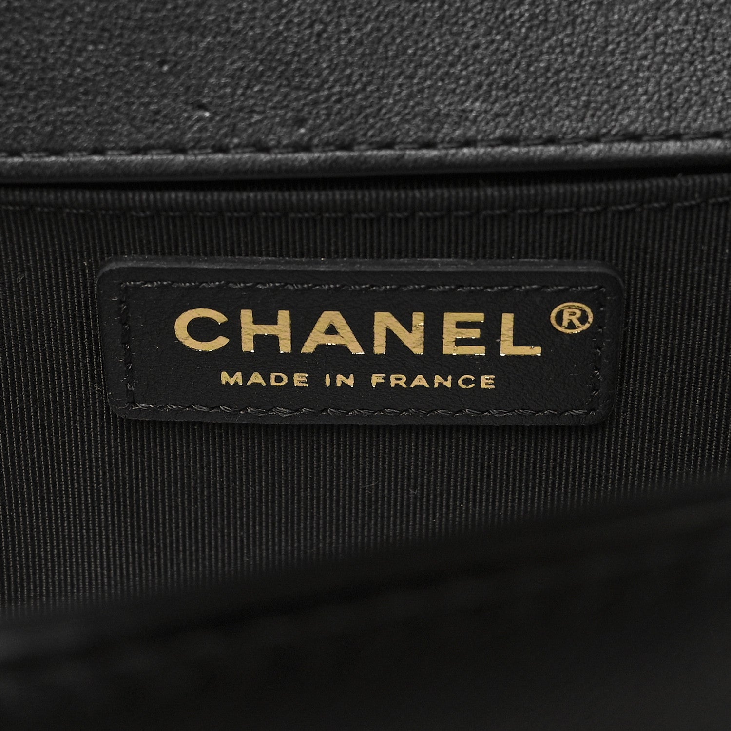 Chanel Calfskin Quilted Medium Boy Top Handle Flap Black 6 of 10