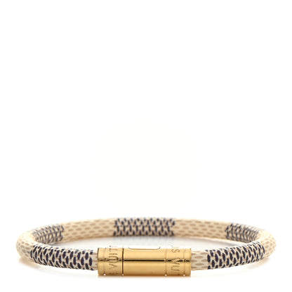 Louis Vuitton Damier Azur Keep It Bracelet 17 1 of 5